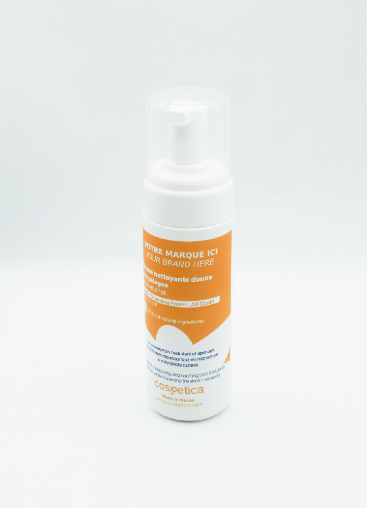 Pet Care - Mousse nettoyante douce - Tous pelages